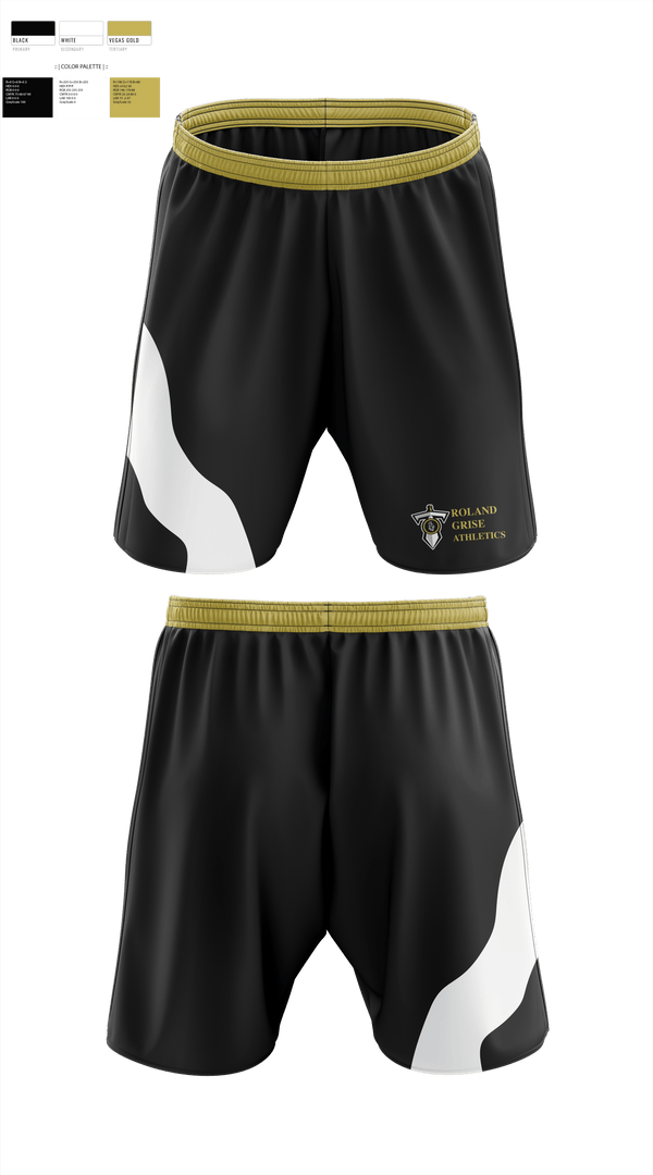 Athletic Shorts With Pockets, Roland Grise Athletics, Spirit Store, Teamtime, Team time, sublimation, custom sports apparel, team uniforms, spirit wear, spiritwear, sports uniforms, custom shirts, team store, custom team store, fundraiser sports, apparel fundraiser