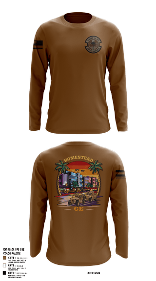 Long Sleeve Performance Shirt, 482D Civil Engineer Squadron, Air Force, Teamtime, Team time, sublimation, custom sports apparel, team uniforms, spirit wear, spiritwear, sports uniforms, custom shirts, team store, custom team store, fundraiser sports, apparel fundraiser