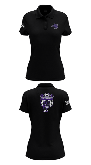Womens Short Sleeve Performance Polo, Pacheco High School Soccer, Men's Soccer, Teamtime, Team time, sublimation, custom sports apparel, team uniforms, spirit wear, spiritwear, sports uniforms, custom shirts, team store, custom team store, fundraiser sports, apparel fundraiser