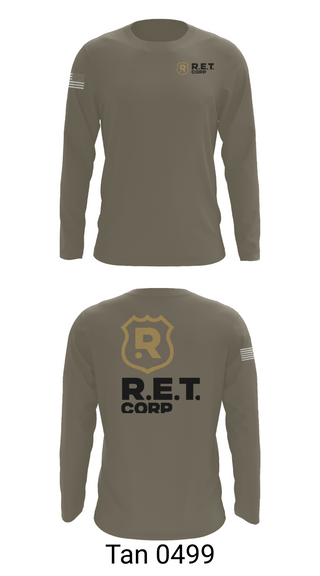 Long Sleeve Performance Shirt, RET CORP, Police, Teamtime, Team time, sublimation, custom sports apparel, team uniforms, spirit wear, spiritwear, sports uniforms, custom shirts, team store, custom team store, fundraiser sports, apparel fundraiser