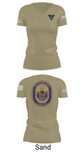 USS Nebraska 93337637 Women's Short Sleeve V-neck Shirt - 44