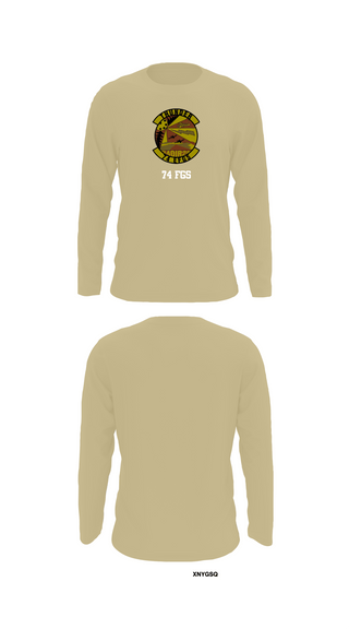 Long Sleeve Performance Shirt, 74 FGS, Air Force, Teamtime, Team time, sublimation, custom sports apparel, team uniforms, spirit wear, spiritwear, sports uniforms, custom shirts, team store, custom team store, fundraiser sports, apparel fundraiser