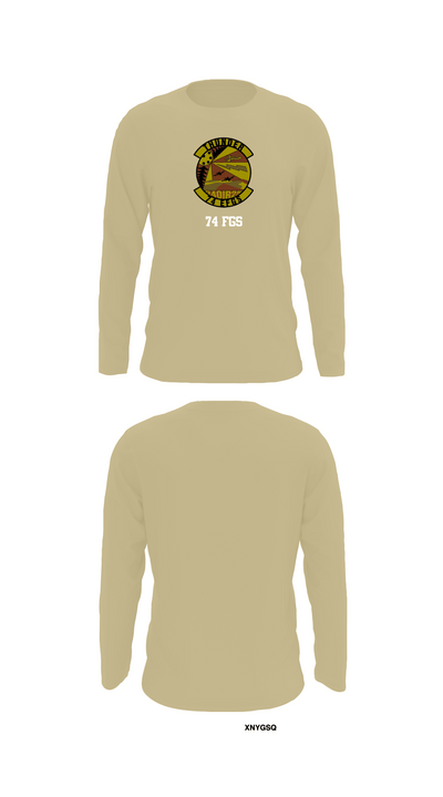 74 FGS 48894221 Long Sleeve Performance Shirt - 92