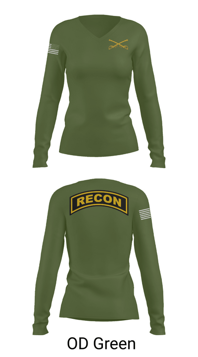 Cowboy 6627900 Women's Long Sleeve V-neck Shirt -1 57