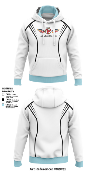 Hoodie, ACE Volleyball Club, Men's Volleyball, Teamtime, Team time, sublimation, custom sports apparel, team uniforms, spirit wear, spiritwear, sports uniforms, custom shirts, team store, custom team store, fundraiser sports, apparel fundraiser