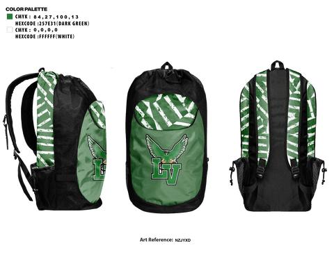 Gear Bag, Falcons Volleyball, Women's Volleyball, Teamtime, Team time, sublimation, custom sports apparel, team uniforms, spirit wear, spiritwear, sports uniforms, custom shirts, team store, custom team store, fundraiser sports, apparel fundraiser