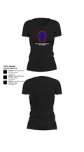 100th Battalion 442nd Infantry Delta dragons 60081058 Women's Short Sleeve V-neck Shirt - 24