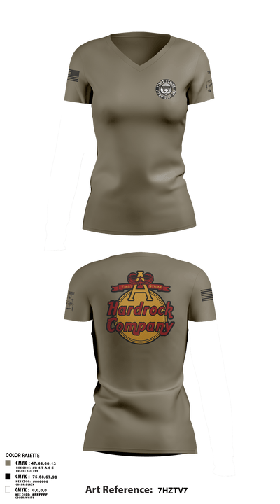 2nd PLT A CO-The Family Women's Short Sleeve V-neck Shirt - 1