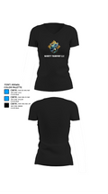 Baskett Transport LLC 41434065 Women's Short Sleeve V-neck Shirt - 37