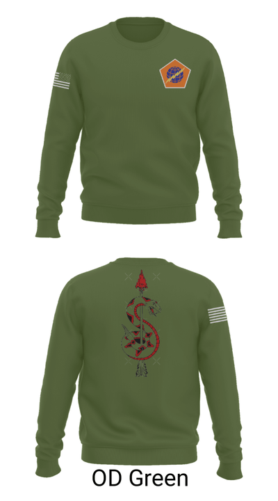 98th Expeditionary Signal Battalion 25845475 Crew Neck Sweatshirt - 45