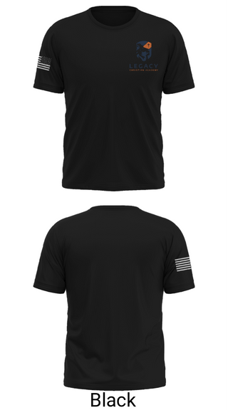 Old School Cotton Feel Shirt, Legacy Christian Academy Golf, Golf, Teamtime, Team time, sublimation, custom sports apparel, team uniforms, spirit wear, spiritwear, sports uniforms, custom shirts, team store, custom team store, fundraiser sports, apparel fundraiser