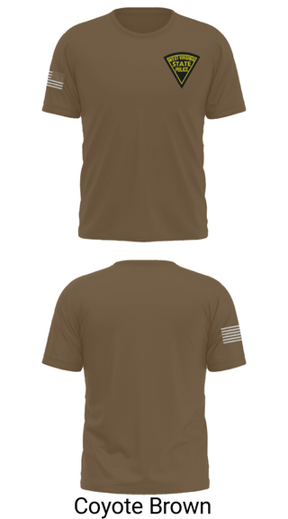 Old School Cotton Feel Shirt, West Virginia State Police, Police, Teamtime, Team time, sublimation, custom sports apparel, team uniforms, spirit wear, spiritwear, sports uniforms, custom shirts, team store, custom team store, fundraiser sports, apparel fundraiser