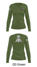 MARDET Fort Leonard Wood Basic Military Police School House (FLW) INIWIC 59611156 Women's Long Sleeve V-neck Shirt - 54