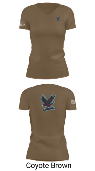 Women's Short Sleeve Vneck Shirt, Hawksquad, Air Force, Teamtime, Team time, sublimation, custom sports apparel, team uniforms, spirit wear, spiritwear, sports uniforms, custom shirts, team store, custom team store, fundraiser sports, apparel fundraiser