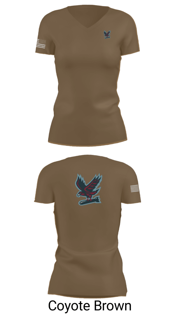 Women's Short Sleeve Vneck Shirt, Hawksquad, Air Force, Teamtime, Team time, sublimation, custom sports apparel, team uniforms, spirit wear, spiritwear, sports uniforms, custom shirts, team store, custom team store, fundraiser sports, apparel fundraiser