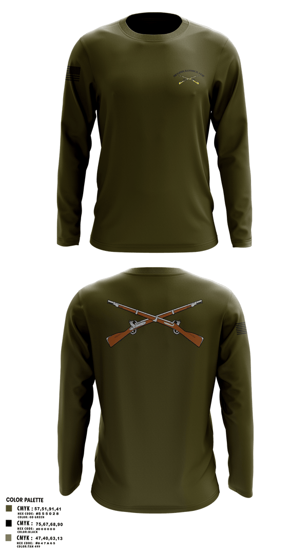 Long Sleeve Performance Shirt, 2ND Platoon, Blackhawk CO, 4-6 INF, Army, Teamtime, Team time, sublimation, custom sports apparel, team uniforms, spirit wear, spiritwear, sports uniforms, custom shirts, team store, custom team store, fundraiser sports, apparel fundraiser