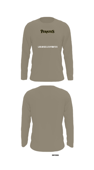 Long Sleeve Performance Shirt, Los Angeles Pirates, Softball, Teamtime, Team time, sublimation, custom sports apparel, team uniforms, spirit wear, spiritwear, sports uniforms, custom shirts, team store, custom team store, fundraiser sports, apparel fundraiser