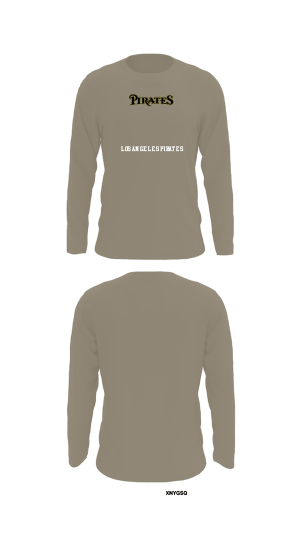 Long Sleeve Performance Shirt, Los Angeles Pirates, Softball, Teamtime, Team time, sublimation, custom sports apparel, team uniforms, spirit wear, spiritwear, sports uniforms, custom shirts, team store, custom team store, fundraiser sports, apparel fundraiser