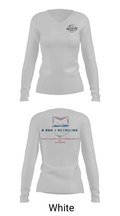 B and J Detailing 43609059 Women's Long Sleeve V-neck Shirt - 16