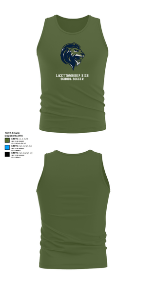 Tank Top, Lacey Township High School Soccer, Men's Soccer, Teamtime, Team time, sublimation, custom sports apparel, team uniforms, spirit wear, spiritwear, sports uniforms, custom shirts, team store, custom team store, fundraiser sports, apparel fundraiser
