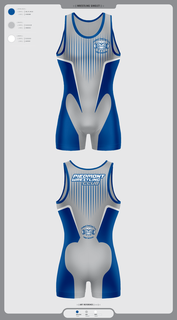 Wrestling Singlet, Piedmont Youth Wrestling, Wrestling, Teamtime, Team time, sublimation, custom sports apparel, team uniforms, spirit wear, spiritwear, sports uniforms, custom shirts, team store, custom team store, fundraiser sports, apparel fundraiser