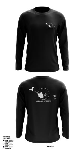 Long Sleeve Performance Shirt, Mediocre Outdoorz, , Teamtime, Team time, sublimation, custom sports apparel, team uniforms, spirit wear, spiritwear, sports uniforms, custom shirts, team store, custom team store, fundraiser sports, apparel fundraiser