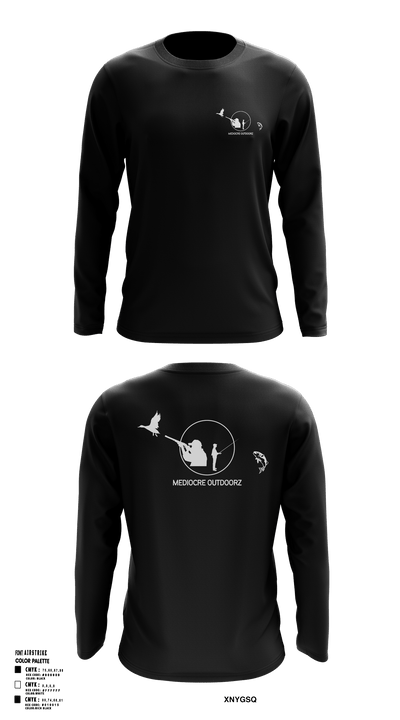 Mediocre Outdoorz 42563174 Long Sleeve Performance Shirt - 1