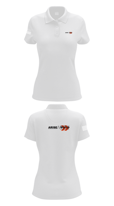 Arise N Build 35818845 Women's Short Sleeve Performance Polo  - 17