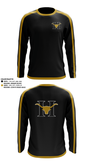 Long Sleeve Performance Shirt, Hebbronville High School Cross Country, Cross Country, Teamtime, Team time, sublimation, custom sports apparel, team uniforms, spirit wear, spiritwear, sports uniforms, custom shirts, team store, custom team store, fundraiser sports, apparel fundraiser