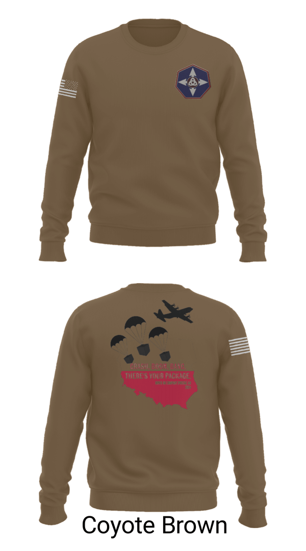 Crew Neck Sweatshirt, 909th HR Company, Army, Teamtime, Team time, sublimation, custom sports apparel, team uniforms, spirit wear, spiritwear, sports uniforms, custom shirts, team store, custom team store, fundraiser sports, apparel fundraiser