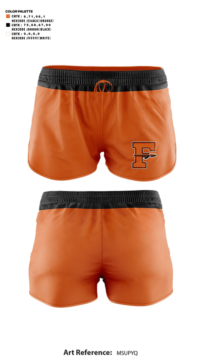 Flathead High School Cheer 53746327 Women's Shorts - 41