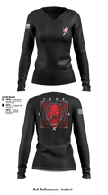 3d SGX 10101271 Women's Long Sleeve V-neck Shirt - 98