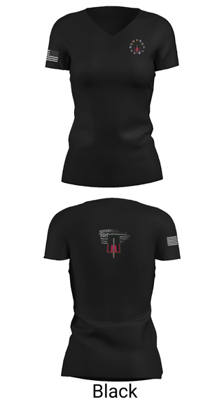 Womens Short Sleeve Vneck Shirt, 5th Armored Brigade, , Teamtime, Team time, sublimation, custom sports apparel, team uniforms, spirit wear, spiritwear, sports uniforms, custom shirts, team store, custom team store, fundraiser sports, apparel fundraiser