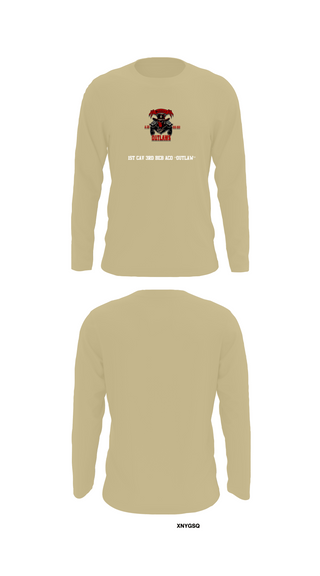 Long Sleeve Performance Shirt, 1st Cav 3rd BEB ACO “Outlaw”, , Teamtime, Team time, sublimation, custom sports apparel, team uniforms, spirit wear, spiritwear, sports uniforms, custom shirts, team store, custom team store, fundraiser sports, apparel fundraiser