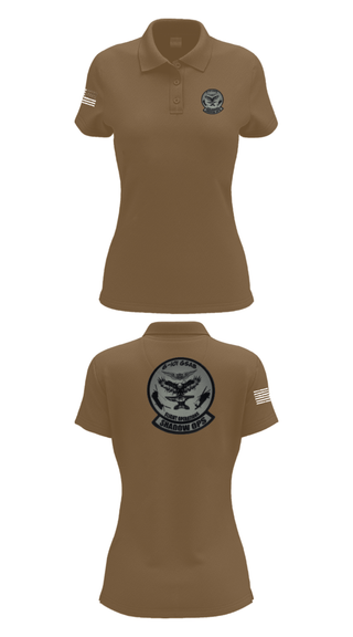 Women's Short Sleeve Performance Polo, Iron Eagle Shadow Ops, Army, Teamtime, Team time, sublimation, custom sports apparel, team uniforms, spirit wear, spiritwear, sports uniforms, custom shirts, team store, custom team store, fundraiser sports, apparel fundraiser