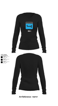 Pro 4 38264354 Women's Long Sleeve V-neck Shirt - 10