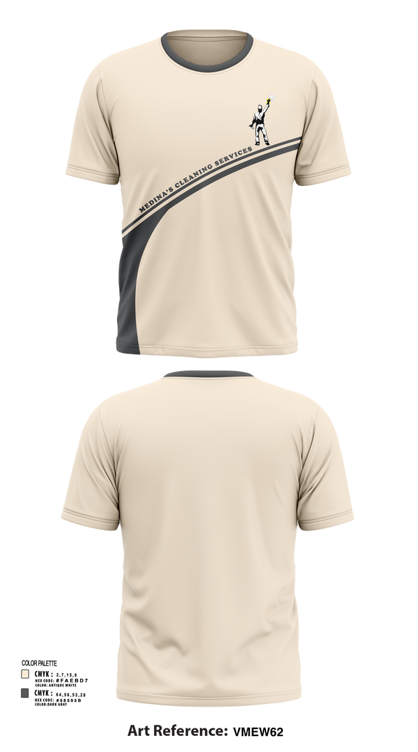 Medina’s cleaning services 68179867 Short Sleeve Performance Shirt - 102