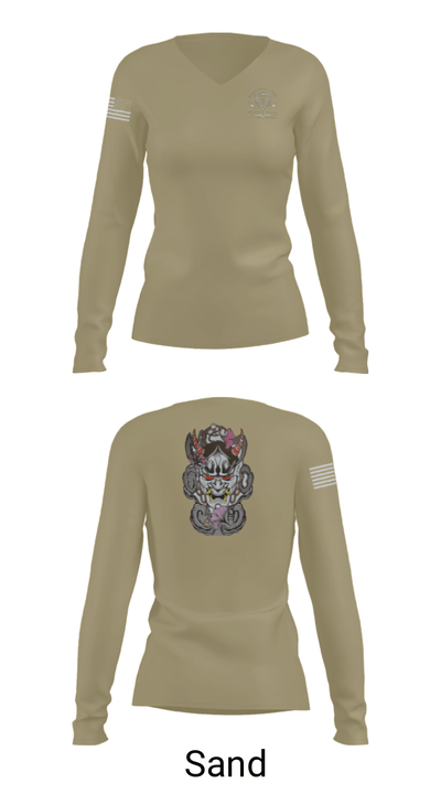 12th Dental Co 7491027 Women's Long Sleeve V-neck Shirt - 92