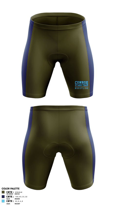 Mens Compression Shorts, Conroe Stars Team, Wrestling, Teamtime, Team time, sublimation, custom sports apparel, team uniforms, spirit wear, spiritwear, sports uniforms, custom shirts, team store, custom team store, fundraiser sports, apparel fundraiser