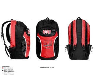 Gear Bag, Tillamook High School Golf, Golf, Teamtime, Team time, sublimation, custom sports apparel, team uniforms, spirit wear, spiritwear, sports uniforms, custom shirts, team store, custom team store, fundraiser sports, apparel fundraiser