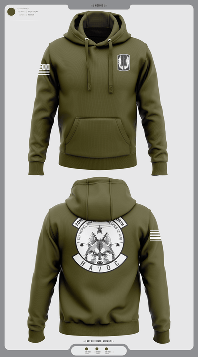 1-169th E Company 36132631 Hoodie - 1