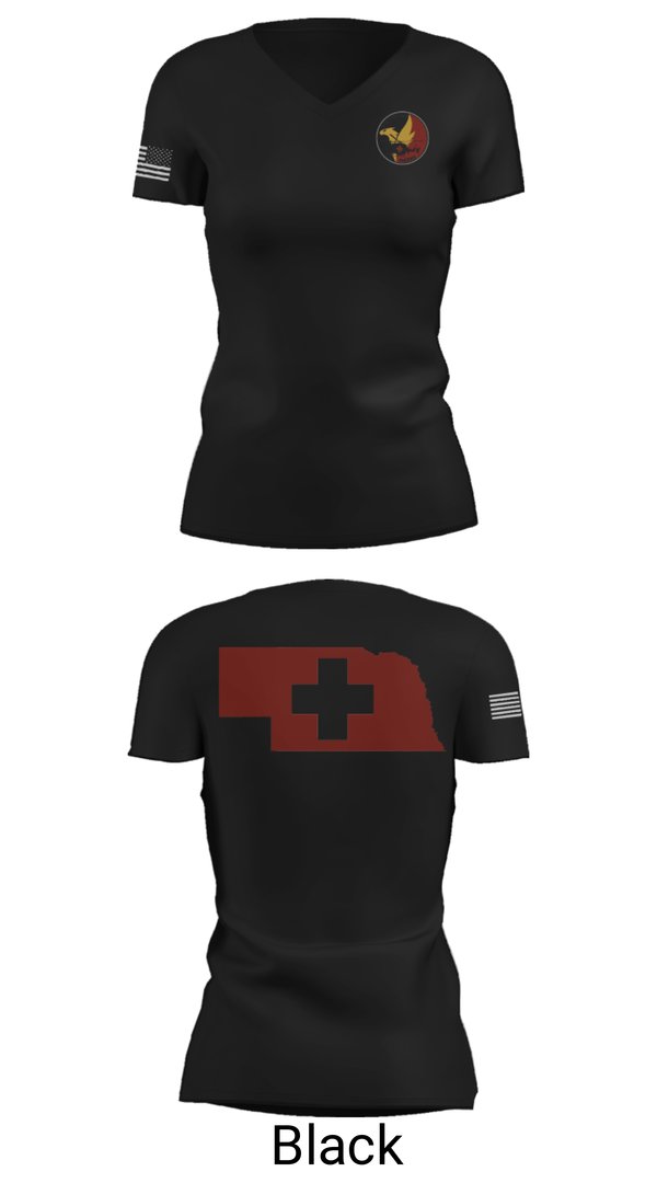Women's Short Sleeve Vneck Shirt, Delta Company, , Teamtime, Team time, sublimation, custom sports apparel, team uniforms, spirit wear, spiritwear, sports uniforms, custom shirts, team store, custom team store, fundraiser sports, apparel fundraiser