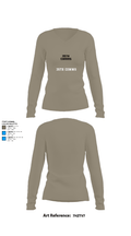 35th COMMS 55833668 Women's Long Sleeve V-neck Shirt - 62