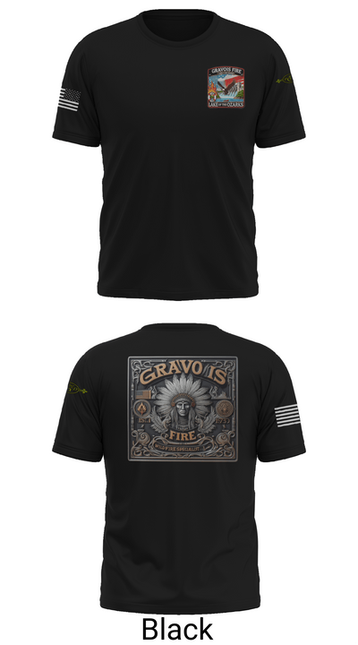 Gravois Fire Special Operations 80045989 Old School Cotton Feel Shirt - 30