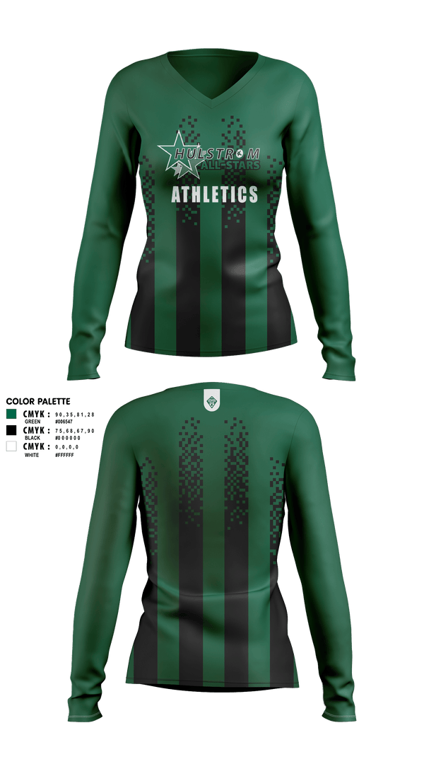 Womens Long Sleeve Vneck Shirt, Rocky Top MSTeam Fishman, Spirit Store, Teamtime, Team time, sublimation, custom sports apparel, team uniforms, spirit wear, spiritwear, sports uniforms, custom shirts, team store, custom team store, fundraiser sports, apparel fundraiser