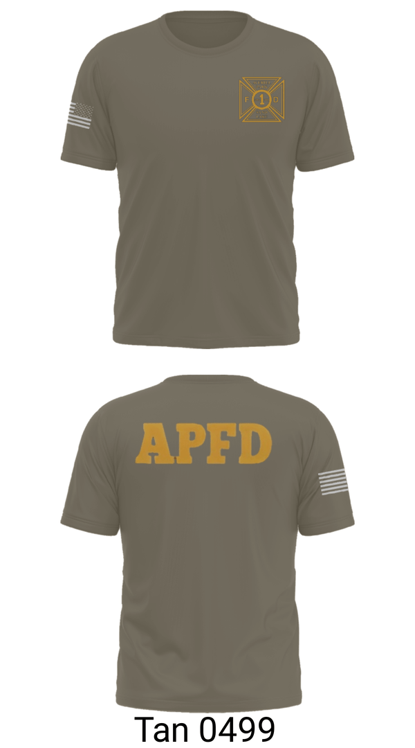 Short Sleeve Performance Shirt, APSLFD, Fire Department, Teamtime, Team time, sublimation, custom sports apparel, team uniforms, spirit wear, spiritwear, sports uniforms, custom shirts, team store, custom team store, fundraiser sports, apparel fundraiser