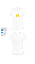 Hazen High School Basketball 32648752 Women's Short Sleeve V-neck Shirt - 18