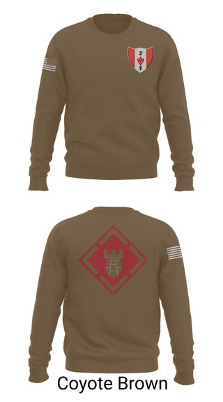 Crew Neck Sweatshirt, 46th Engineer Battalion, Army, Teamtime, Team time, sublimation, custom sports apparel, team uniforms, spirit wear, spiritwear, sports uniforms, custom shirts, team store, custom team store, fundraiser sports, apparel fundraiser
