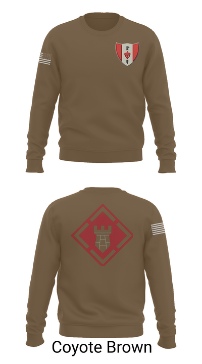 46th Engineer Battalion 60900947 Crew Neck Sweatshirt - 5