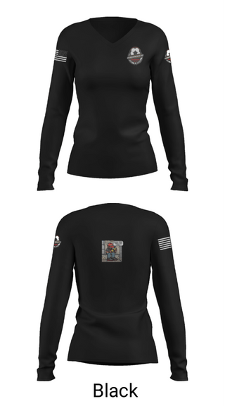 Women's Long Sleeve Vneck Shirt, Condominio FC, Men's Soccer, Teamtime, Team time, sublimation, custom sports apparel, team uniforms, spirit wear, spiritwear, sports uniforms, custom shirts, team store, custom team store, fundraiser sports, apparel fundraiser